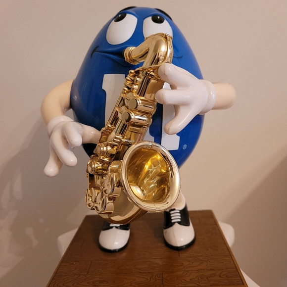 M & Ms vintage saxophone player character vintage - Picture 1 of 4